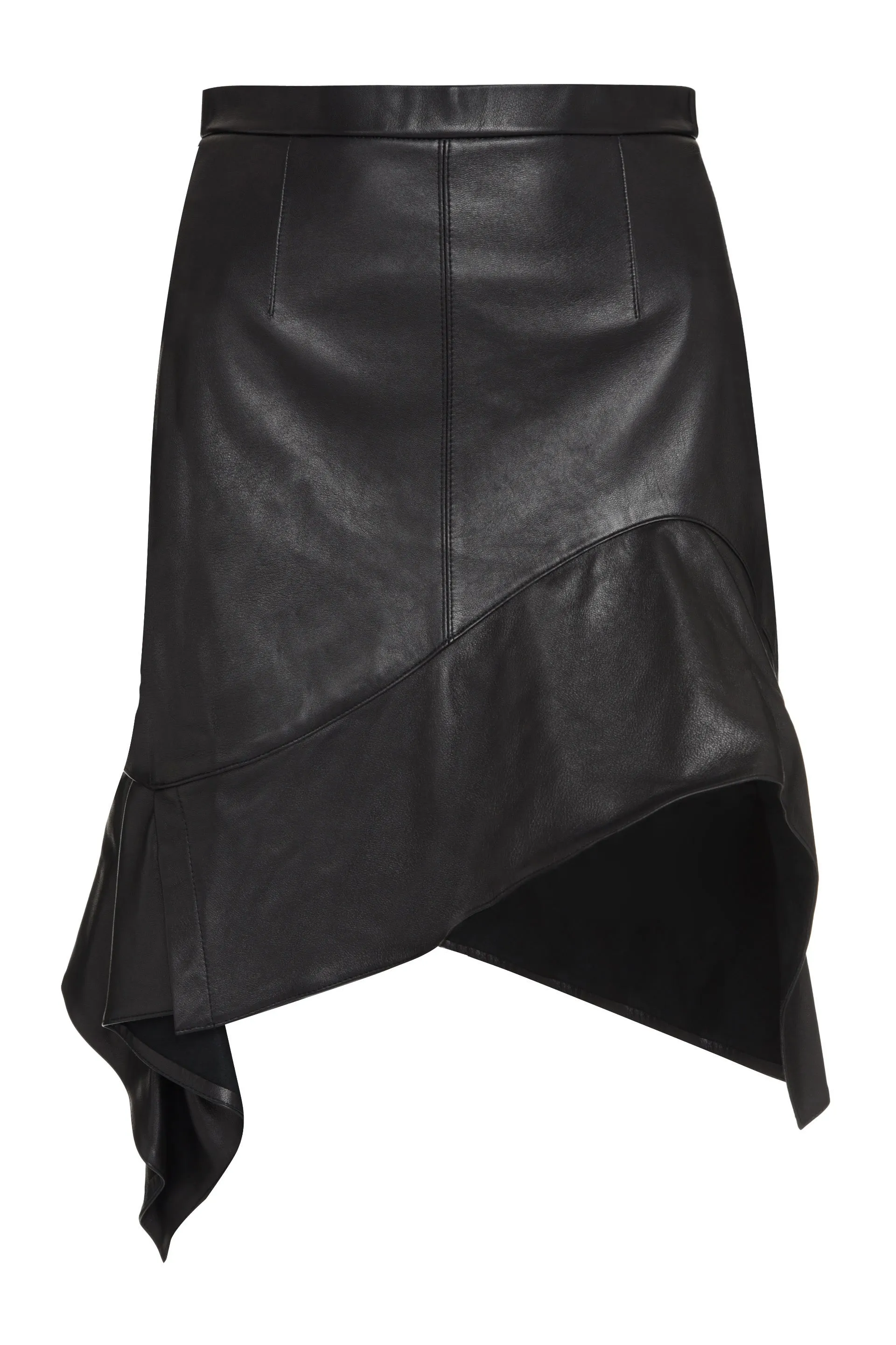 Alexander Wang Asymmetric Leather Skirt