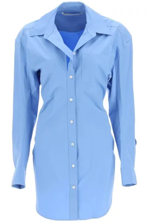 Alexander Wang Fitted Buttoned Mini Shirt Dress