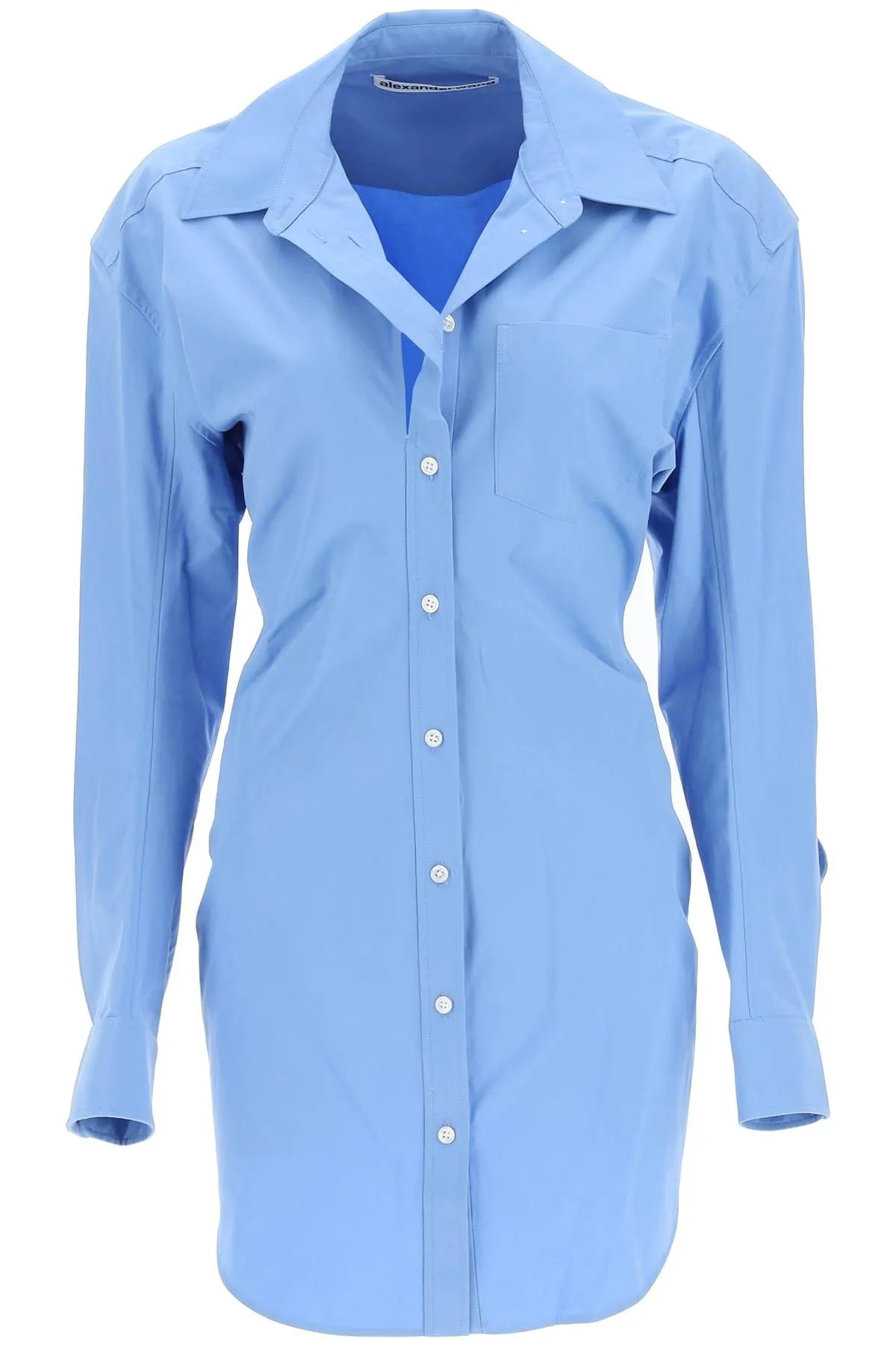 Alexander Wang Fitted Buttoned Mini Shirt Dress