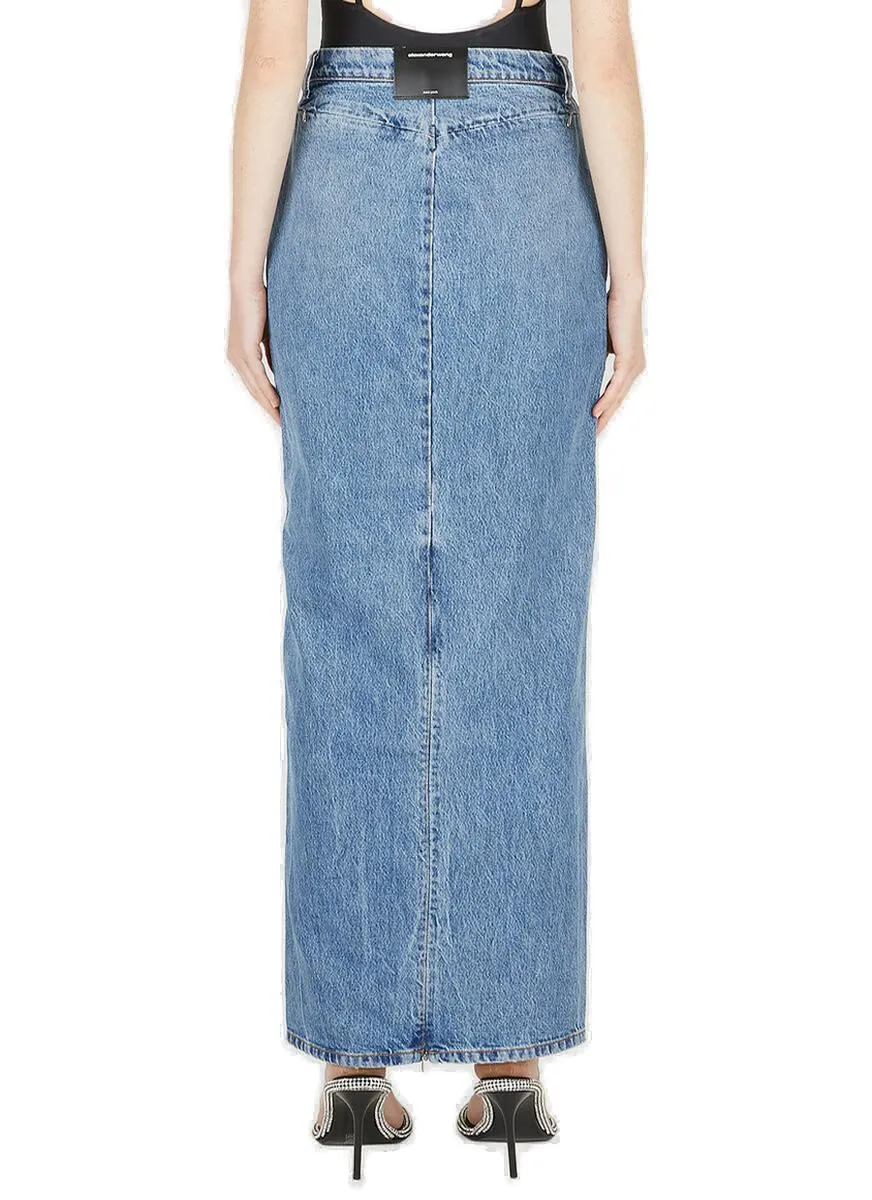 Alexander Wang Invisible Zip Maxi Skirt