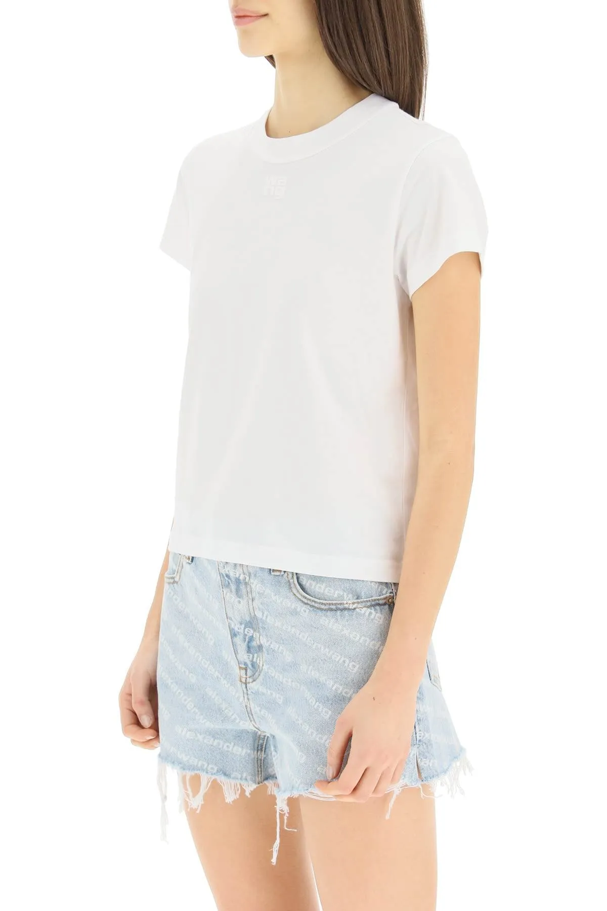 Alexander Wang Logo Printed T-Shirt