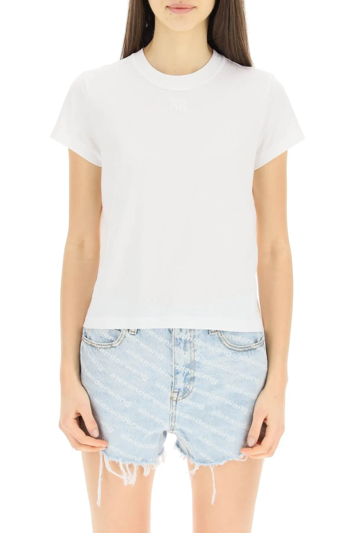 Alexander Wang Logo Printed T-Shirt