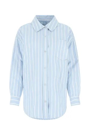 Alexander Wang Striped Padded Shirt Jacket