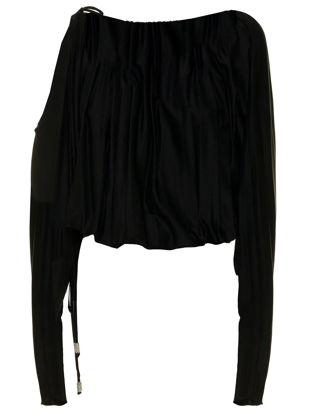 Alexandre Vauthier Ruched Cropped Top