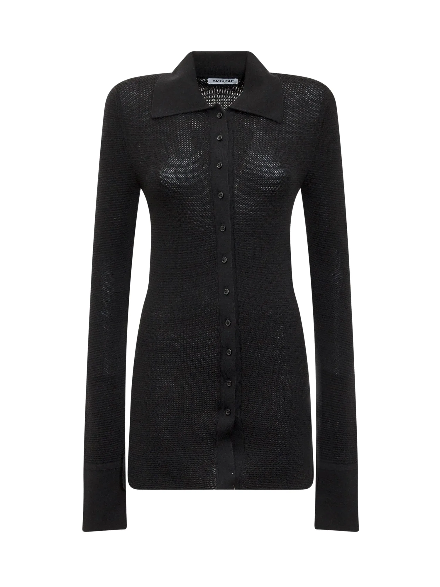 Ambush Cut-Out Knitted Shirt