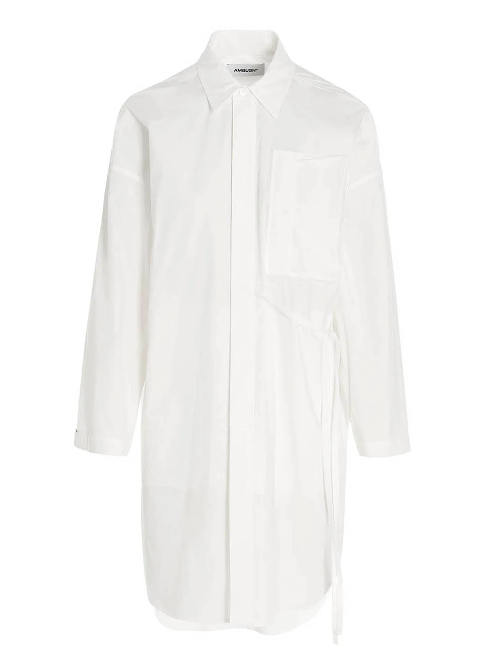 Ambush Logo Embroidered Longline Shirt