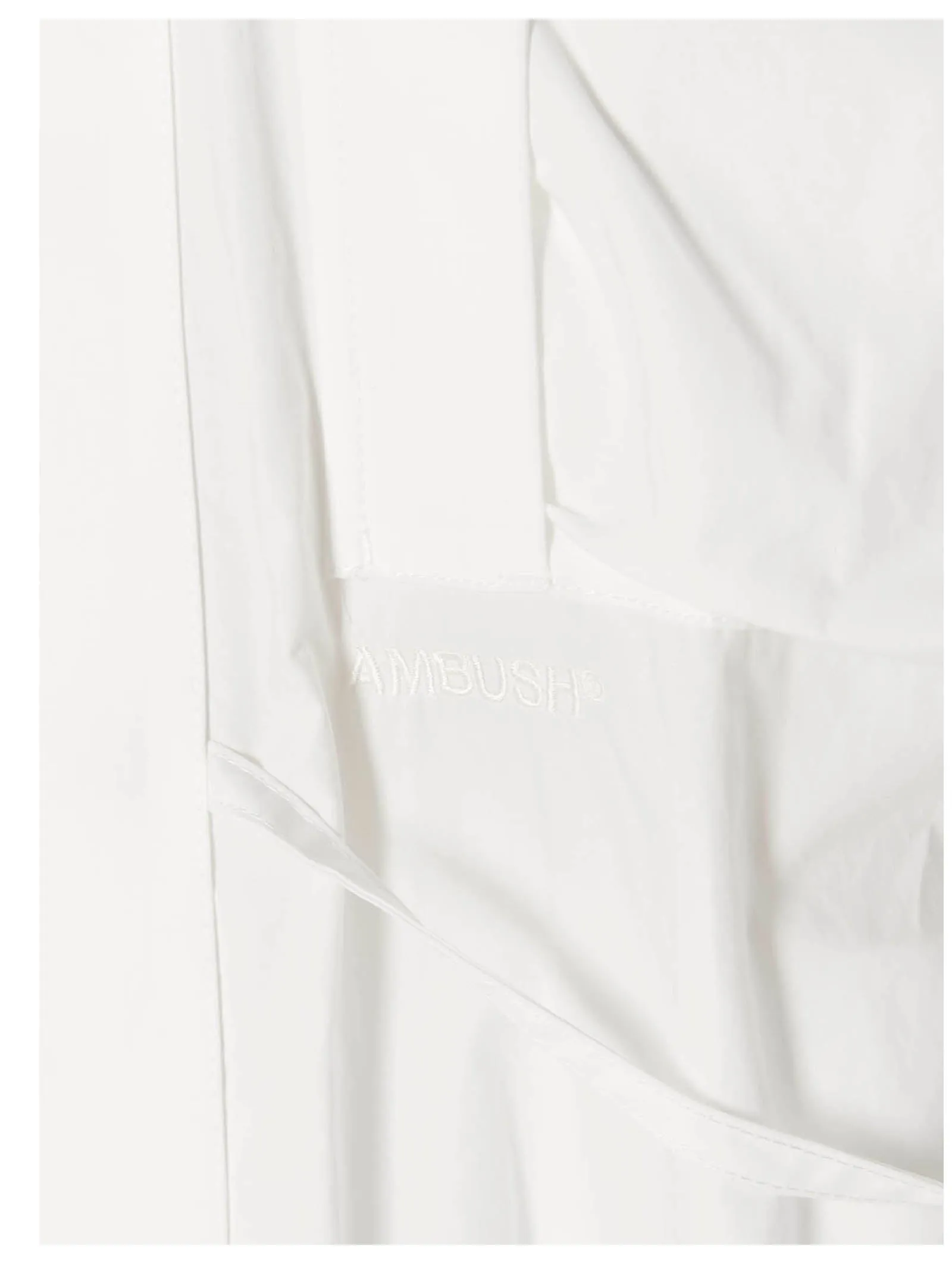 Ambush Logo Embroidered Longline Shirt