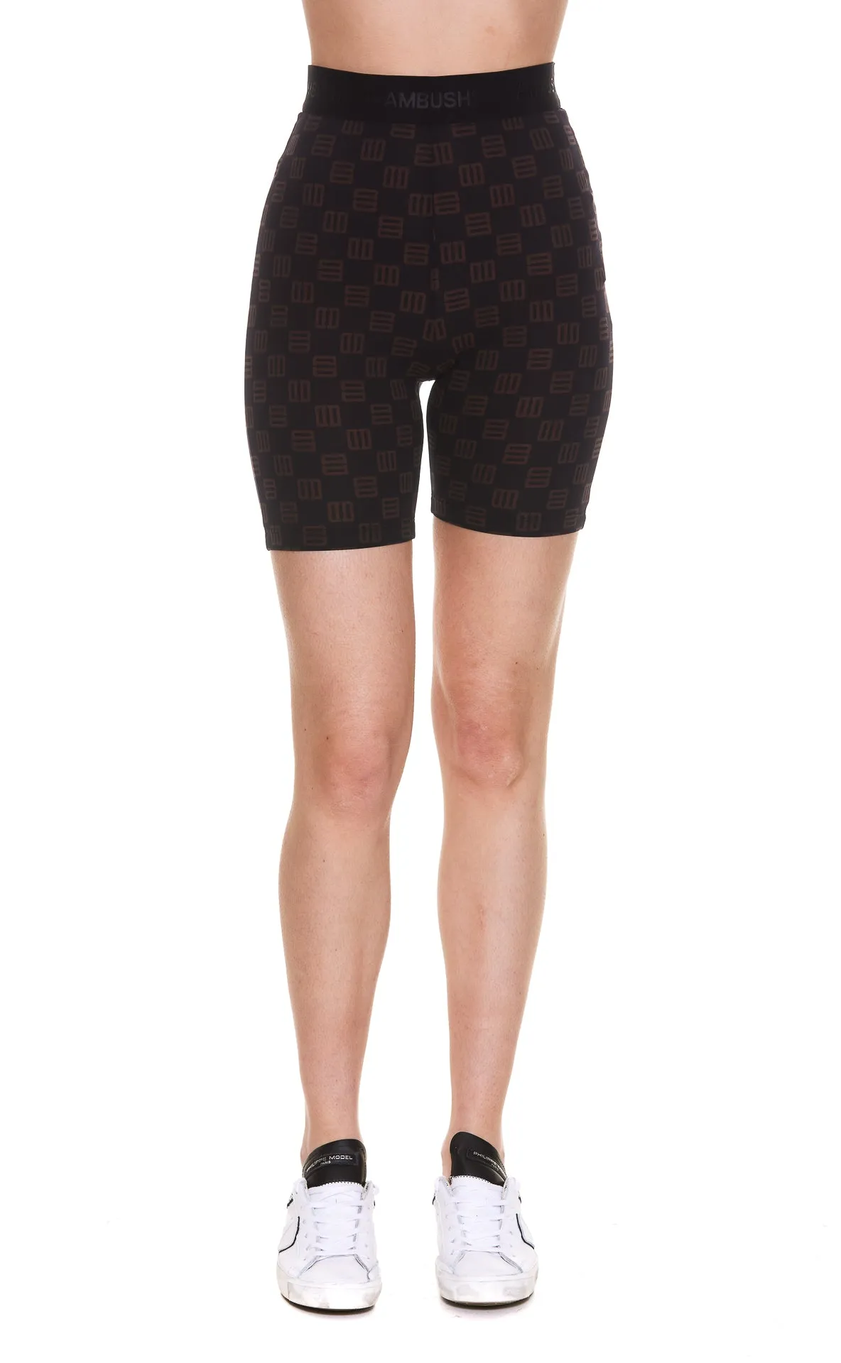 Ambush Logo Monogram High Waist Bike Shorts