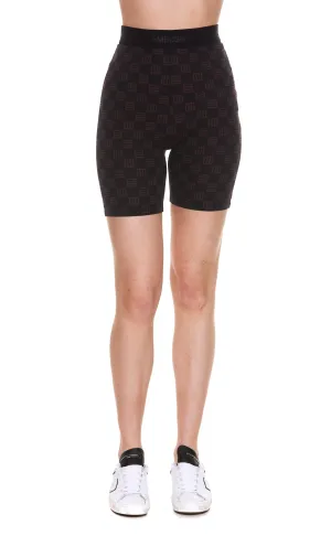 Ambush Logo Monogram High Waist Bike Shorts