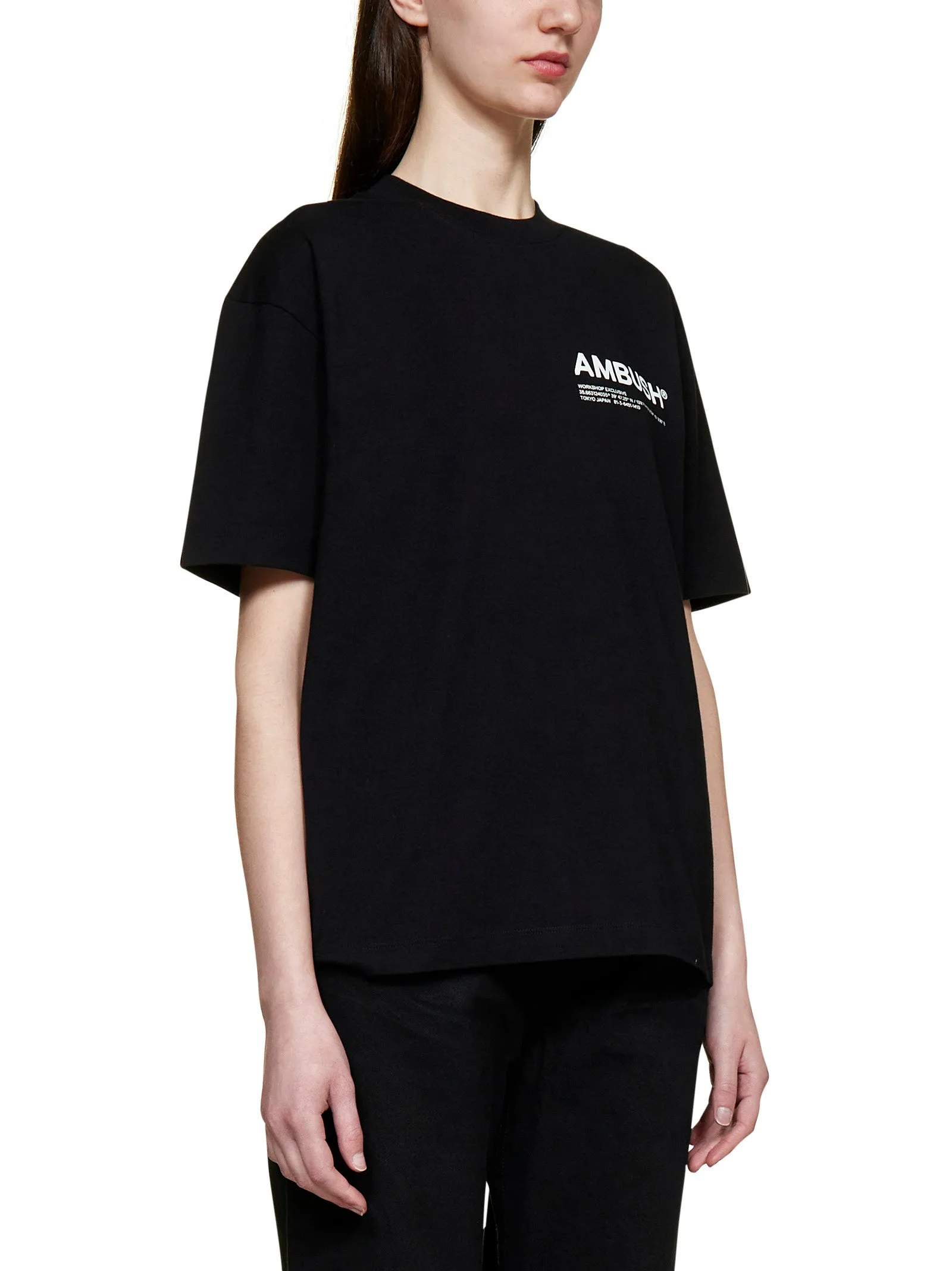 Ambush Logo Printed Crewneck T-Shirt