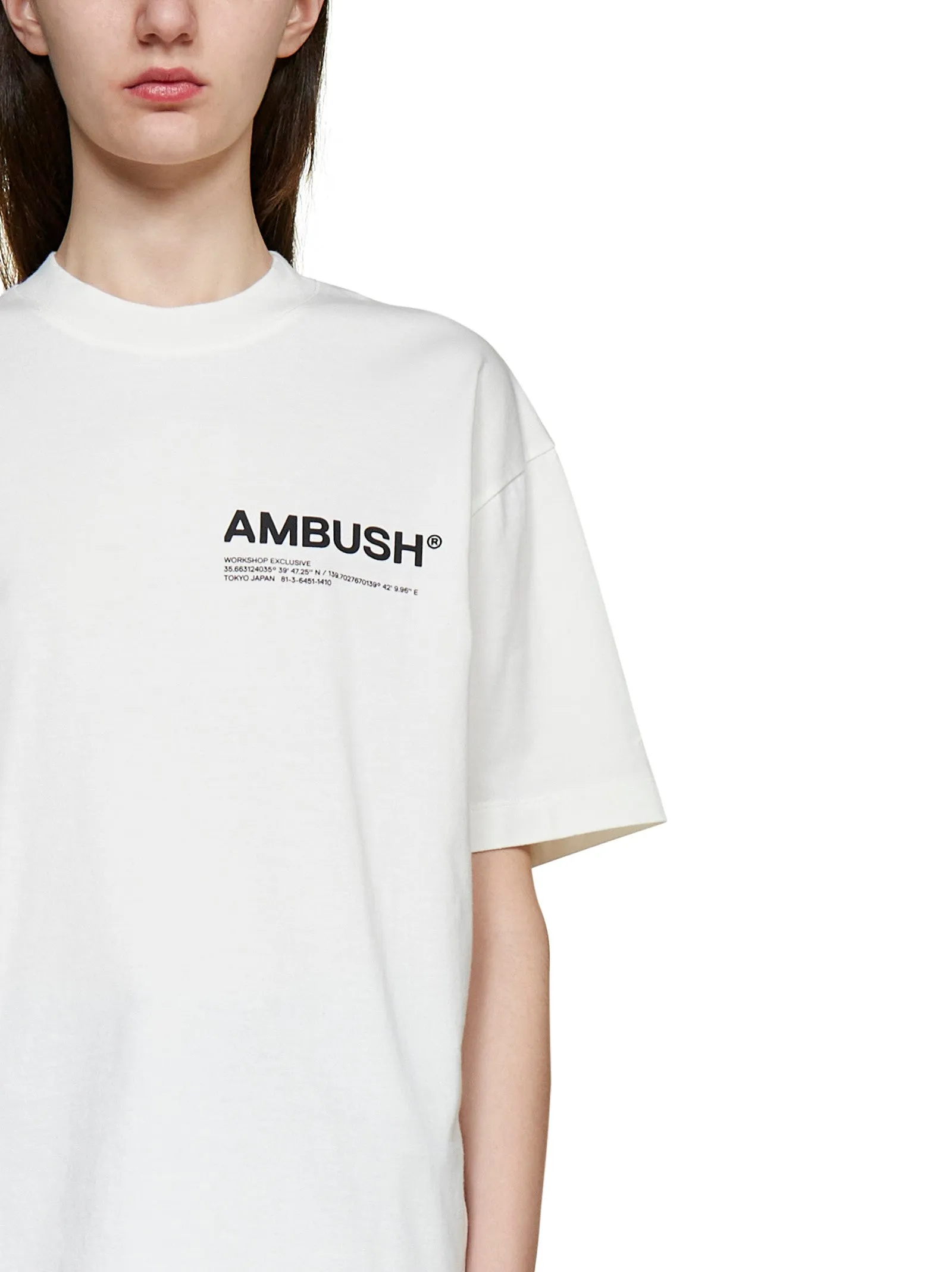 Ambush Logo Printed Crewneck T-Shirt