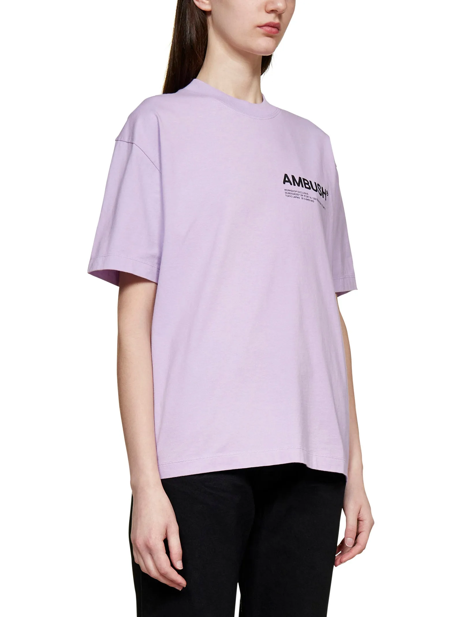 Ambush Logo Printed Crewneck T-Shirt