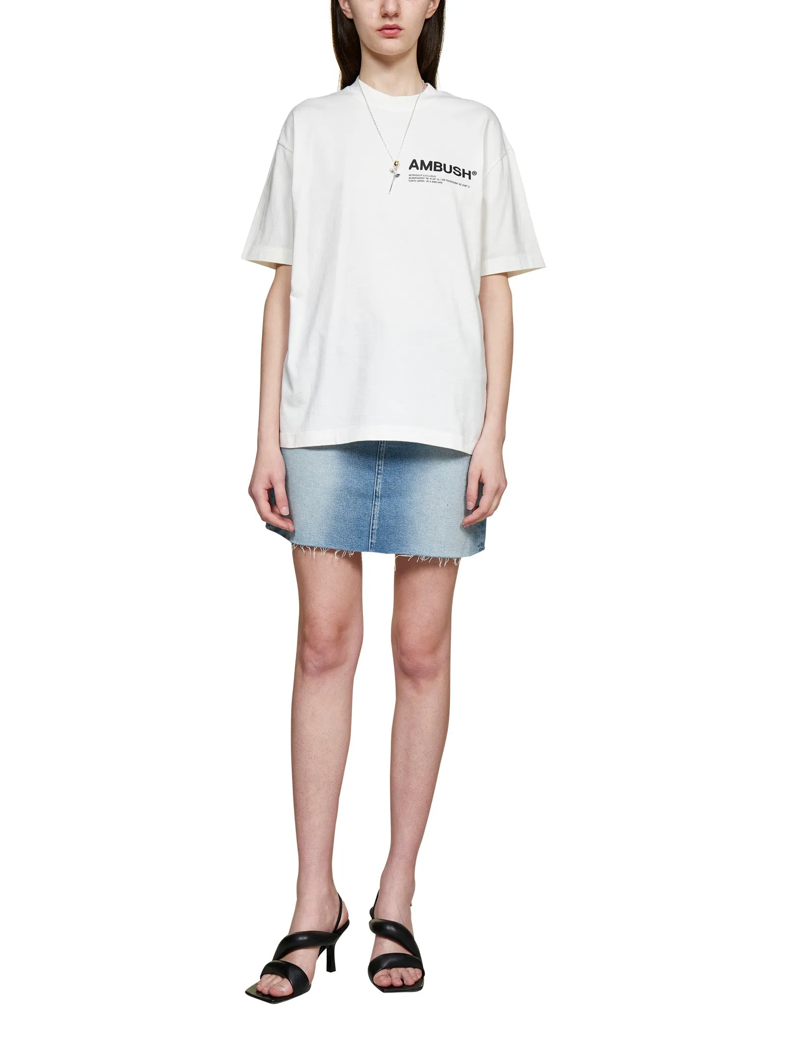 Ambush Logo Printed Crewneck T-Shirt