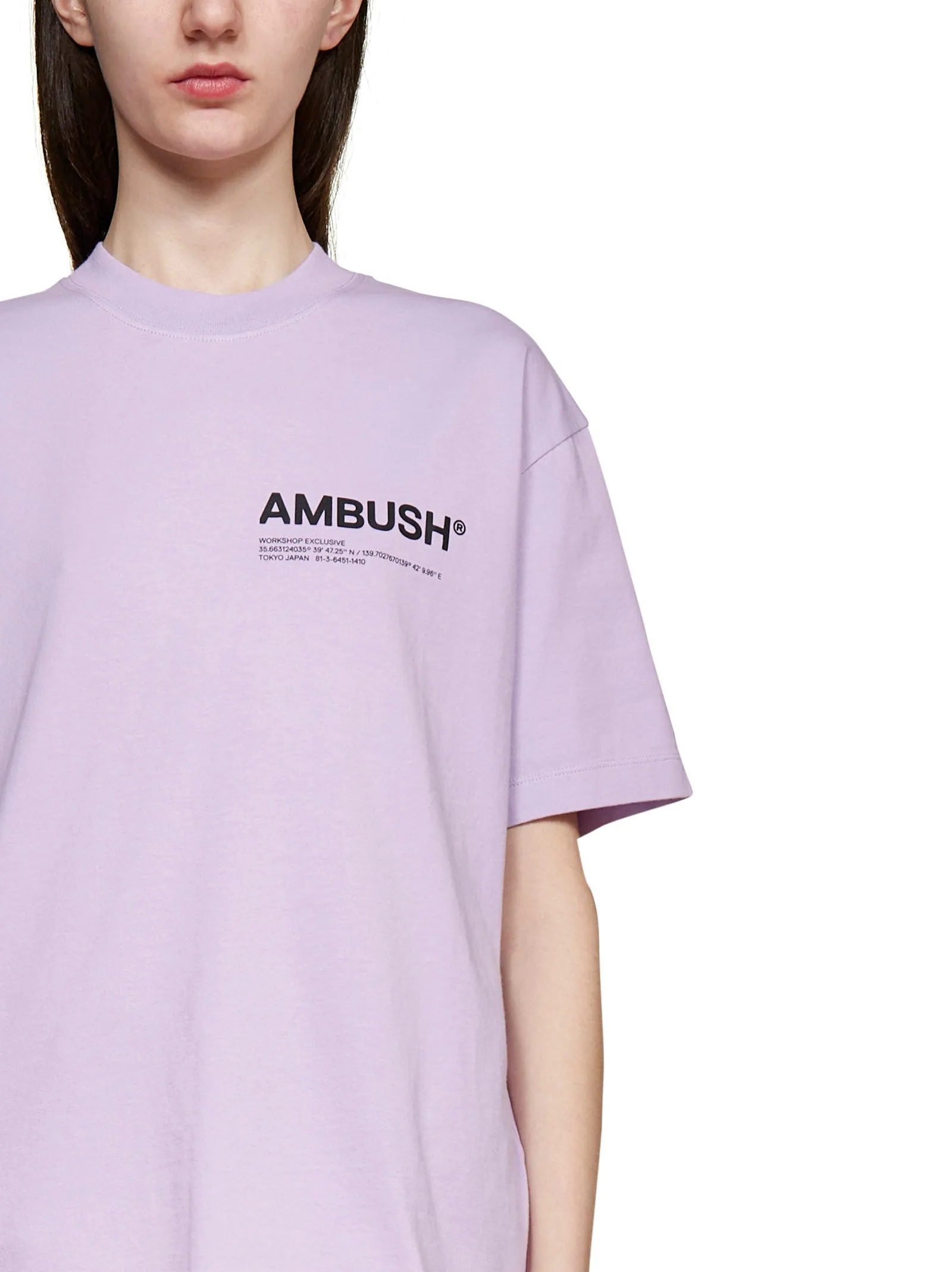 Ambush Logo Printed Crewneck T-Shirt