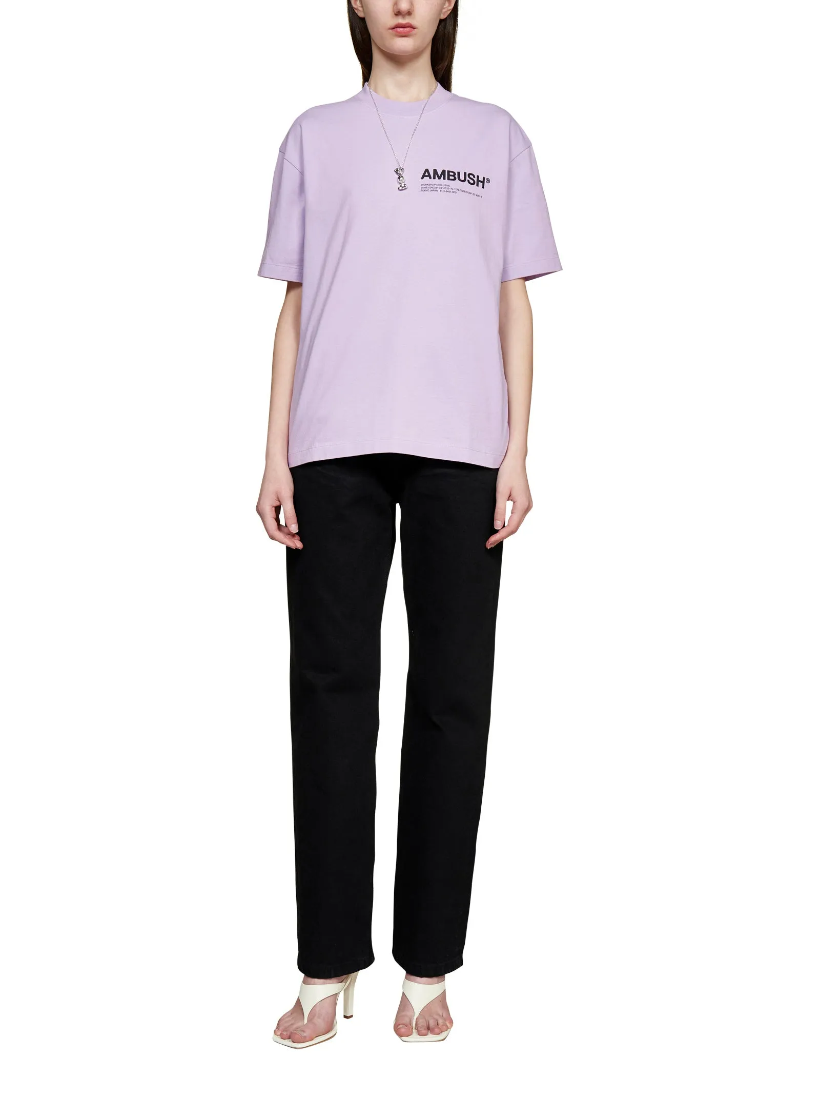 Ambush Logo Printed Crewneck T-Shirt