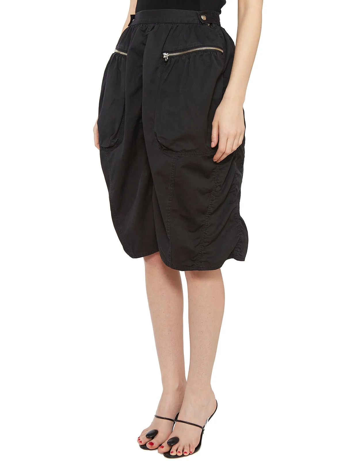 Ambush Parachute High Waist Midi Skirt