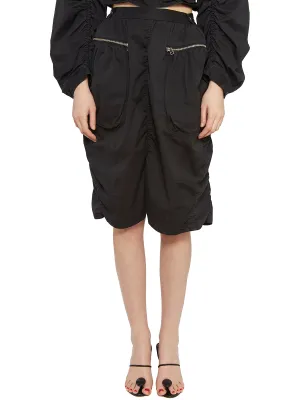 Ambush Parachute High Waist Midi Skirt