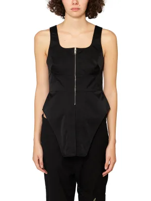 Ambush Zipped Corset Top