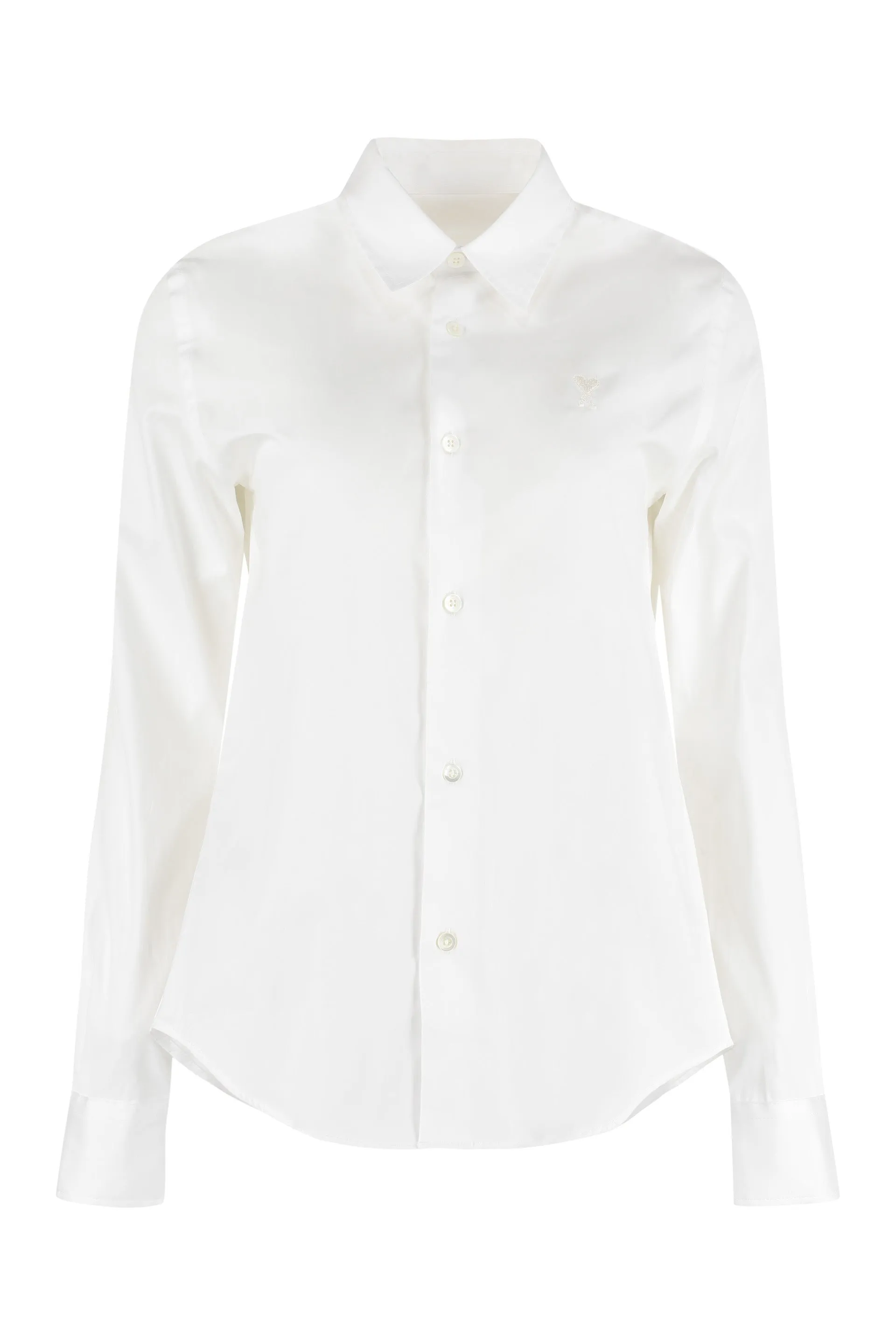 AMI Classic Logo Embroidered Shirt