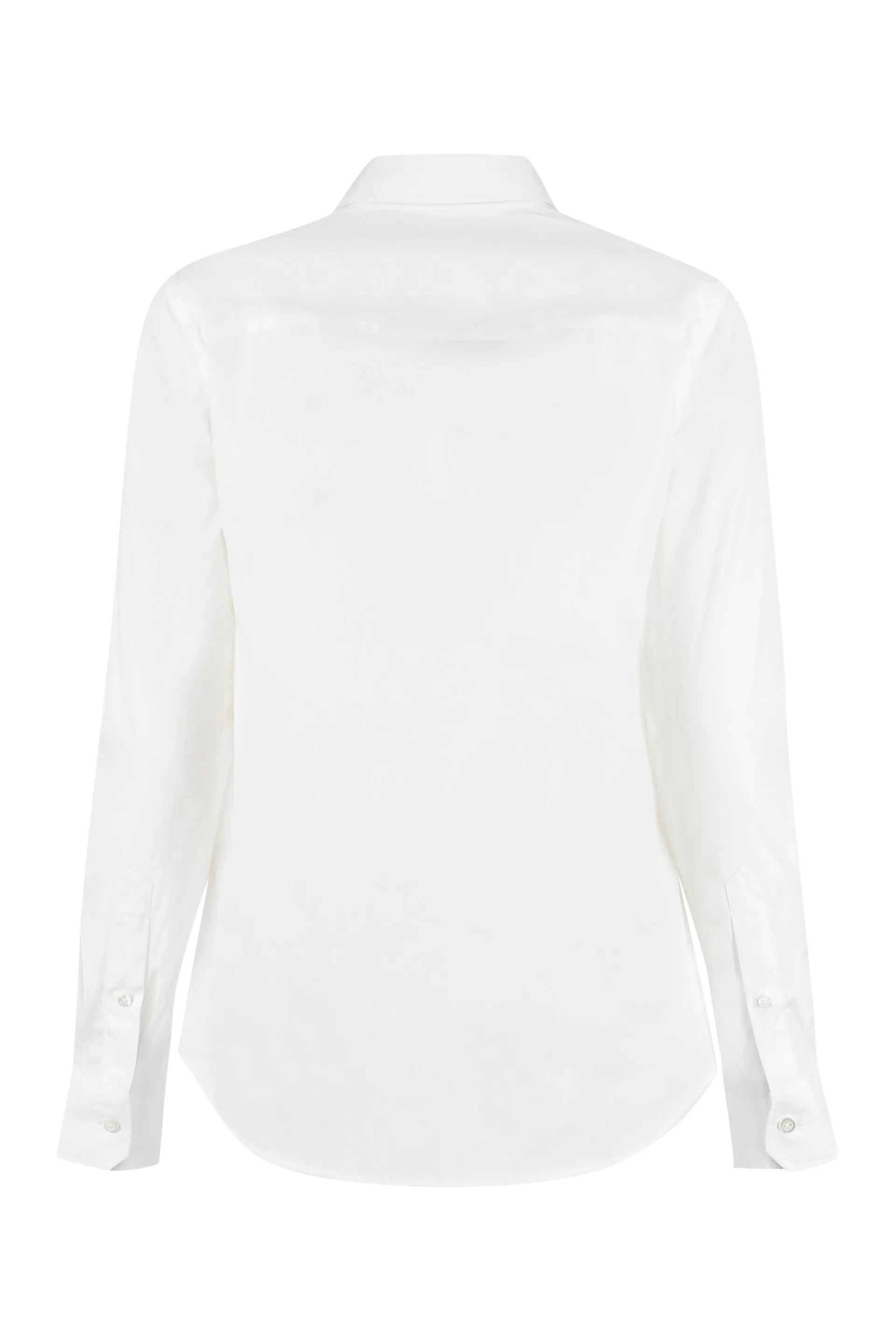 AMI Classic Logo Embroidered Shirt