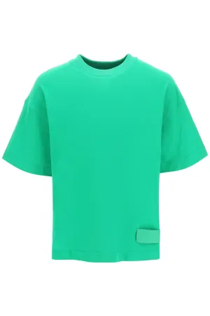 AMI Logo Patch Crewneck T-Shirt
