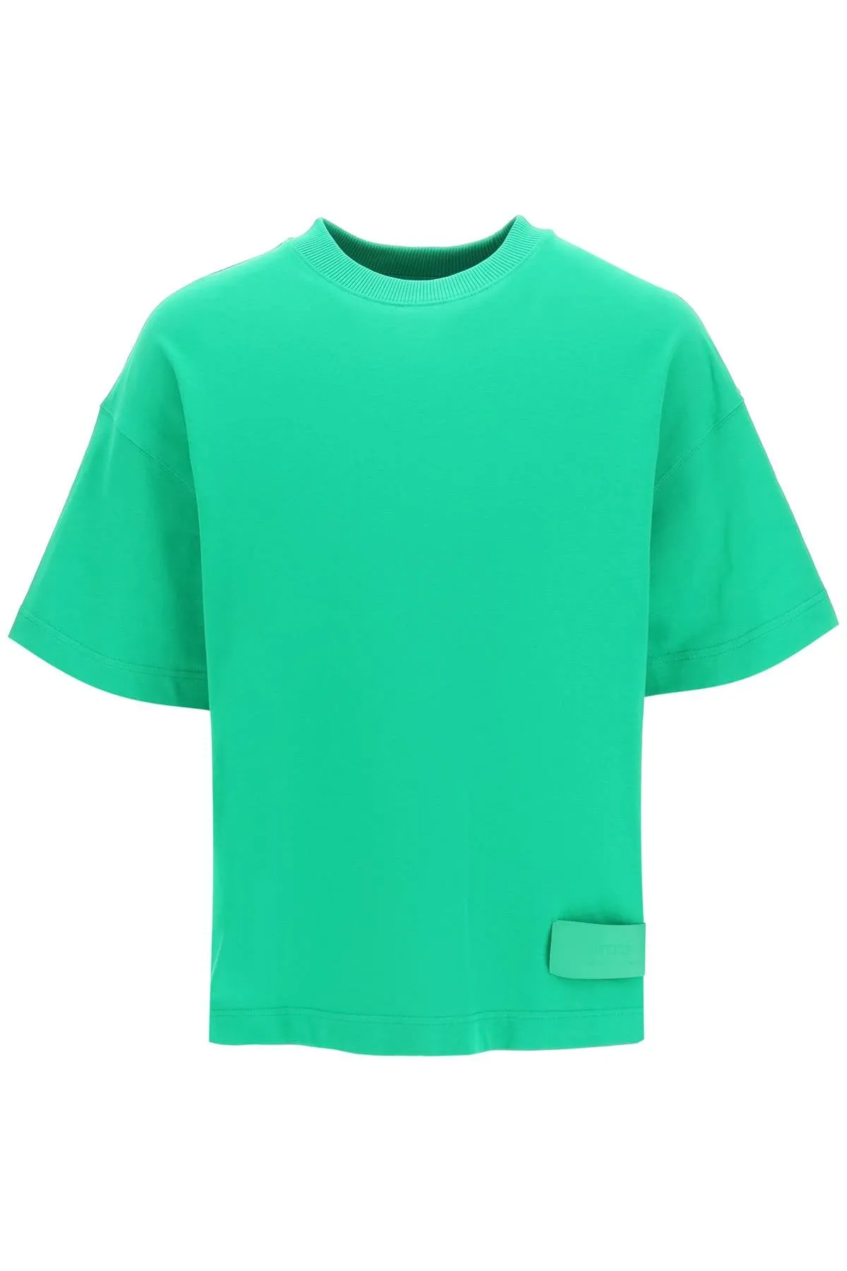 AMI Logo Patch Crewneck T-Shirt