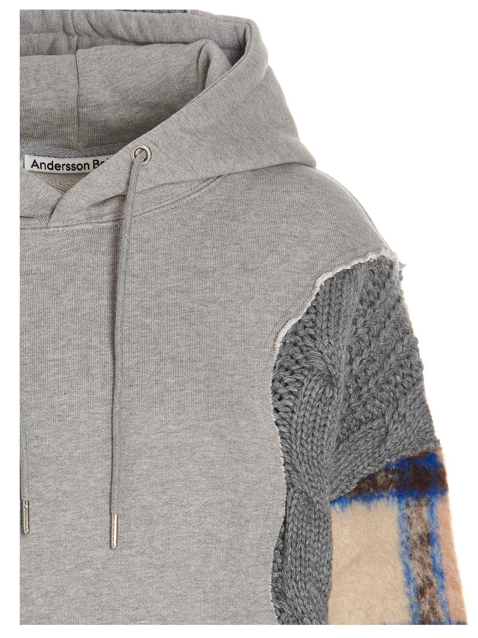 Andersson Bell Patchwork Detail Hoodie