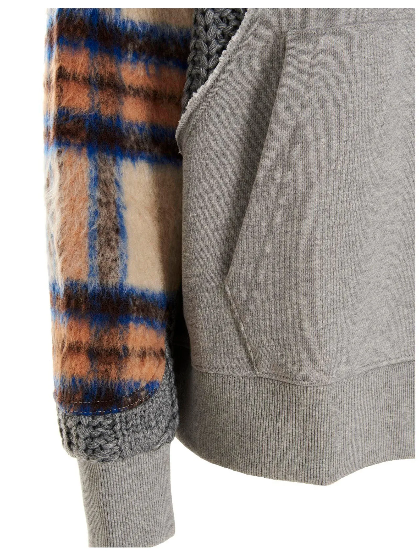 Andersson Bell Patchwork Detail Hoodie