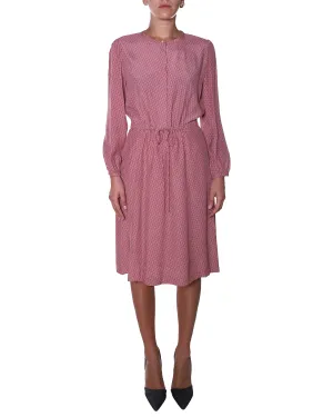 A.P.C. Drawstring Waist Midi Shirt Dress