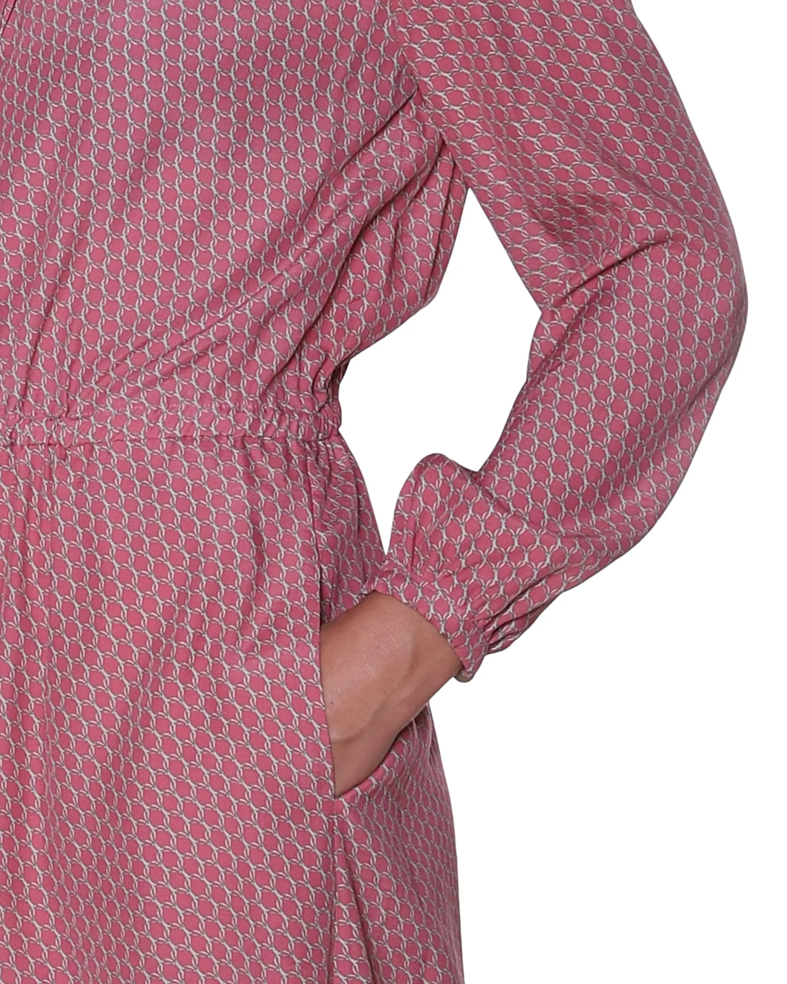 A.P.C. Drawstring Waist Midi Shirt Dress