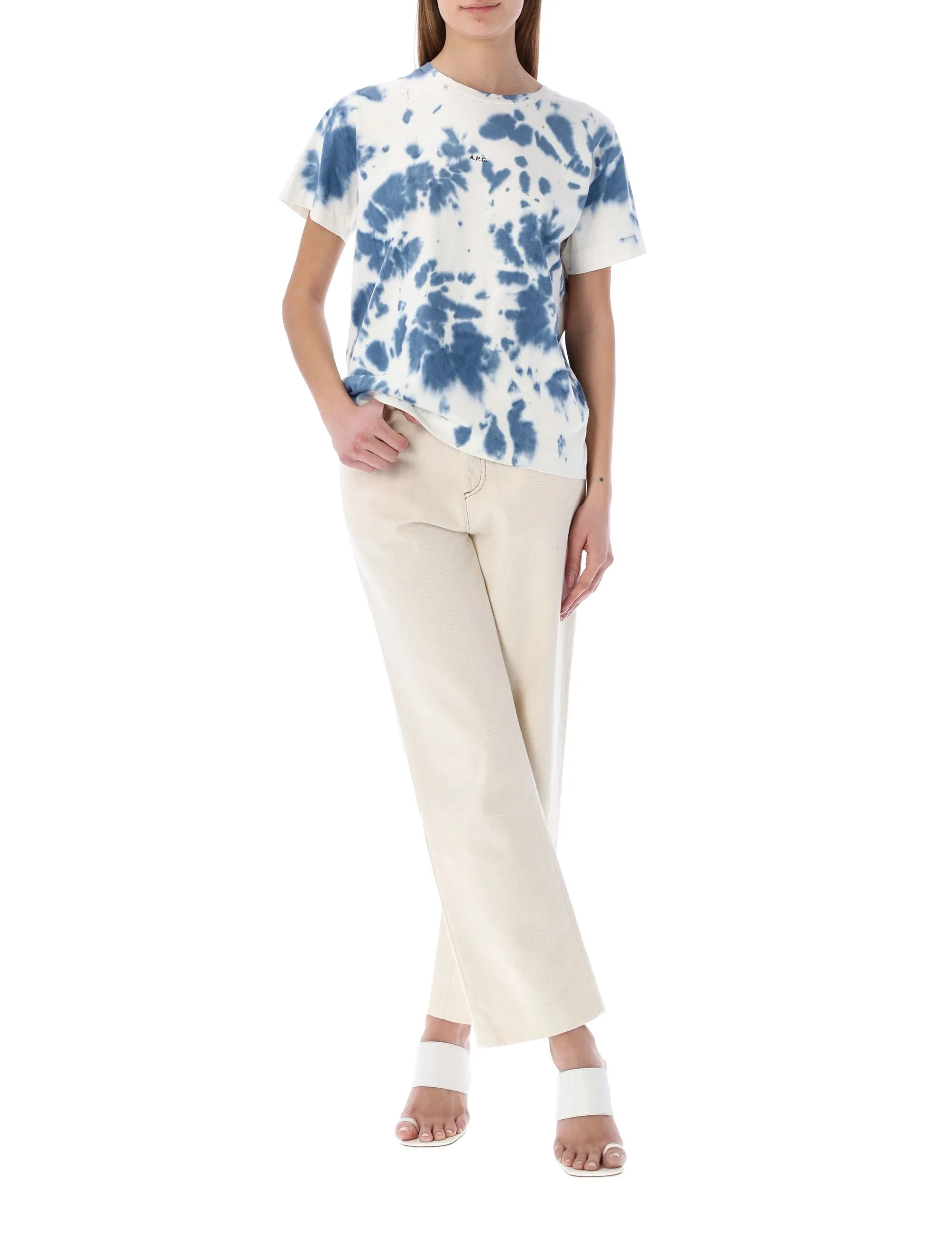 A.P.C. Janice Tie Dyed Crewneck T-Shirt