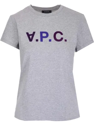 A.P.C. Logo Printed Crewneck T-Shirt