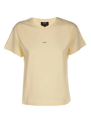 A.P.C. Logo Printed Crewneck T-Shirt
