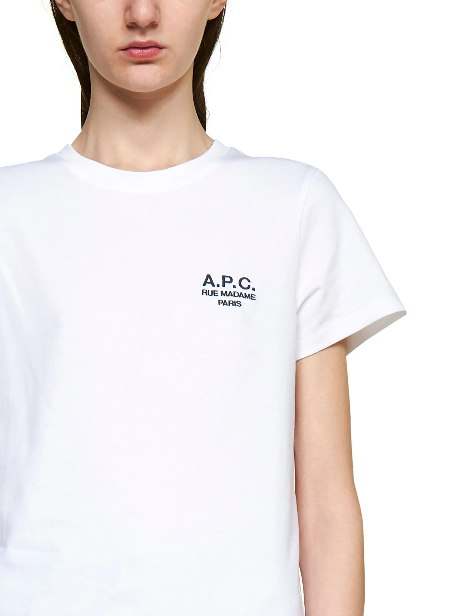 A.P.C. Logo Printed Crewneck T-Shirt