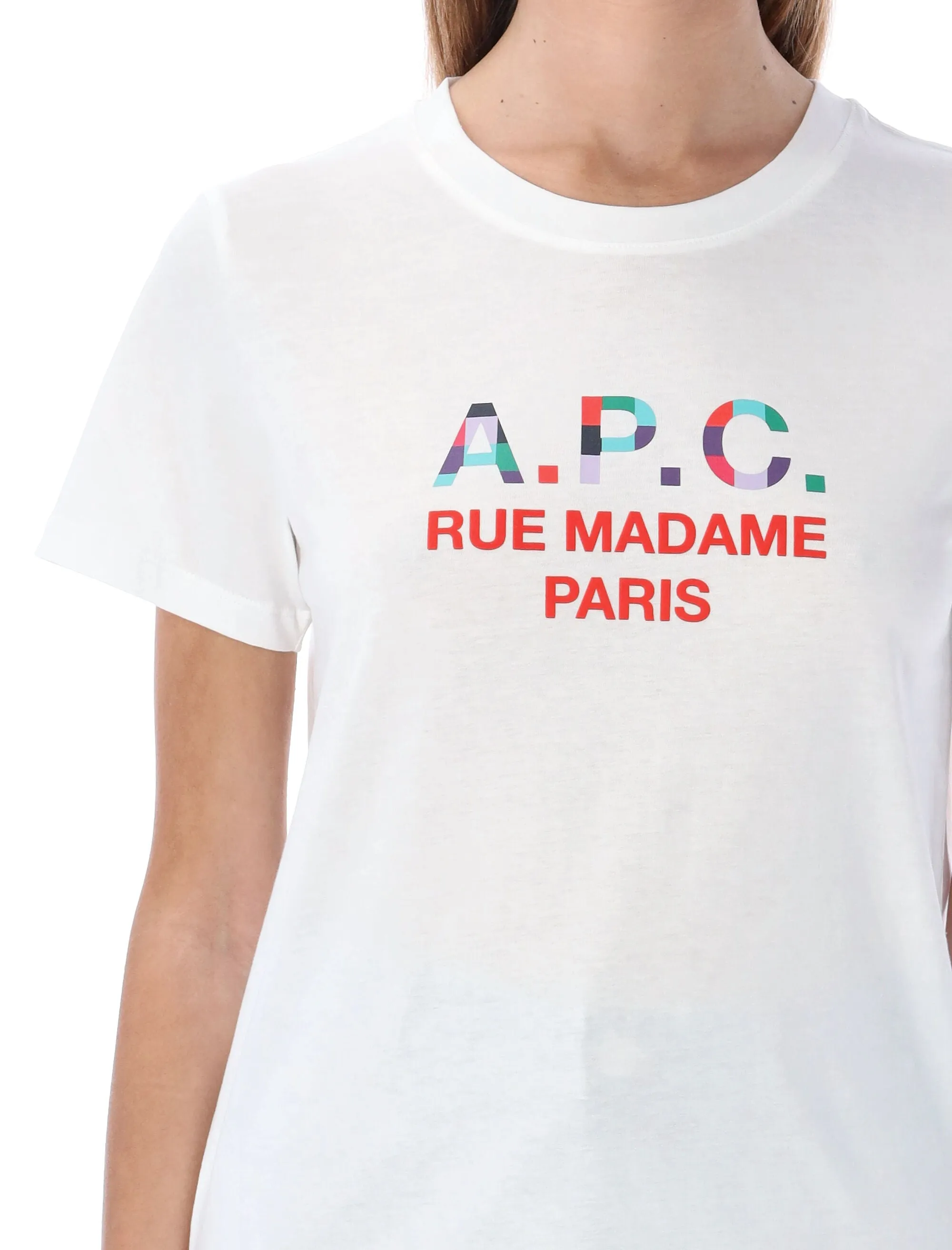A.P.C. Logo Printed Crewneck T-Shirt