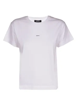 A.P.C. Logo Printed Crewneck T-Shirt