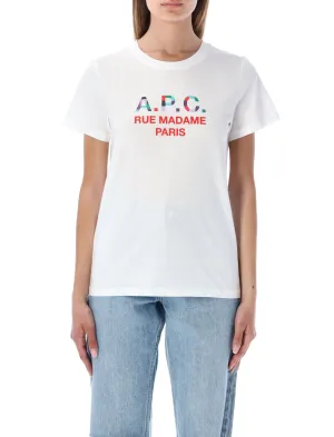 A.P.C. Logo Printed Crewneck T-Shirt