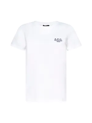A.P.C. Logo Printed Crewneck T-Shirt