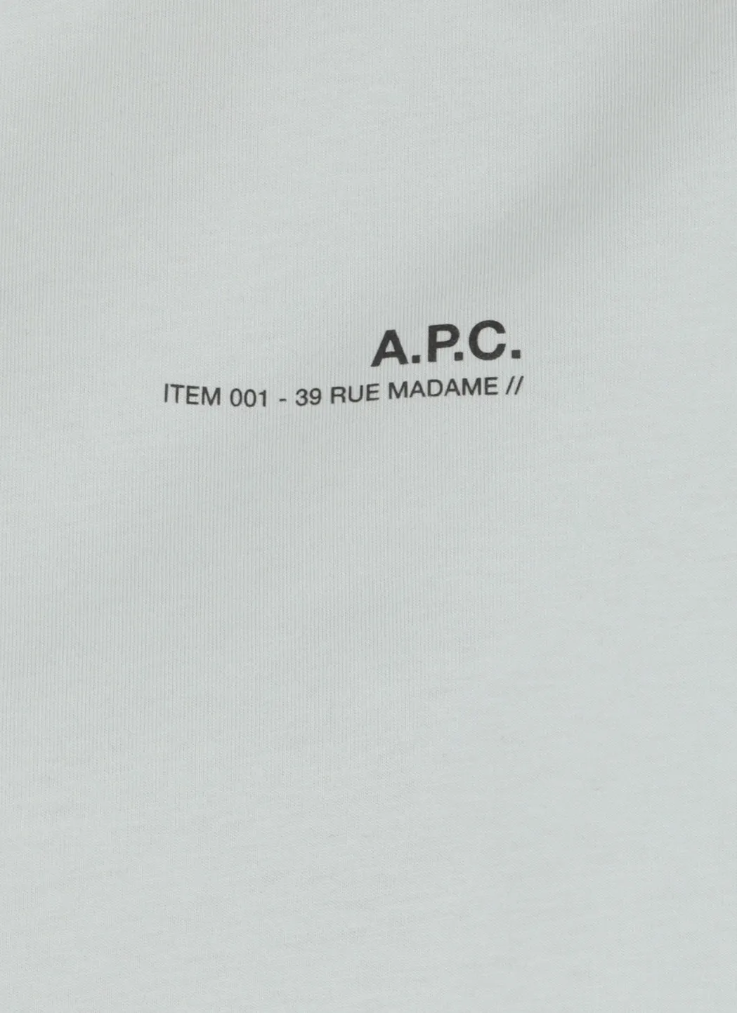 A.P.C. Logo Printed Crewneckt T-Shirt