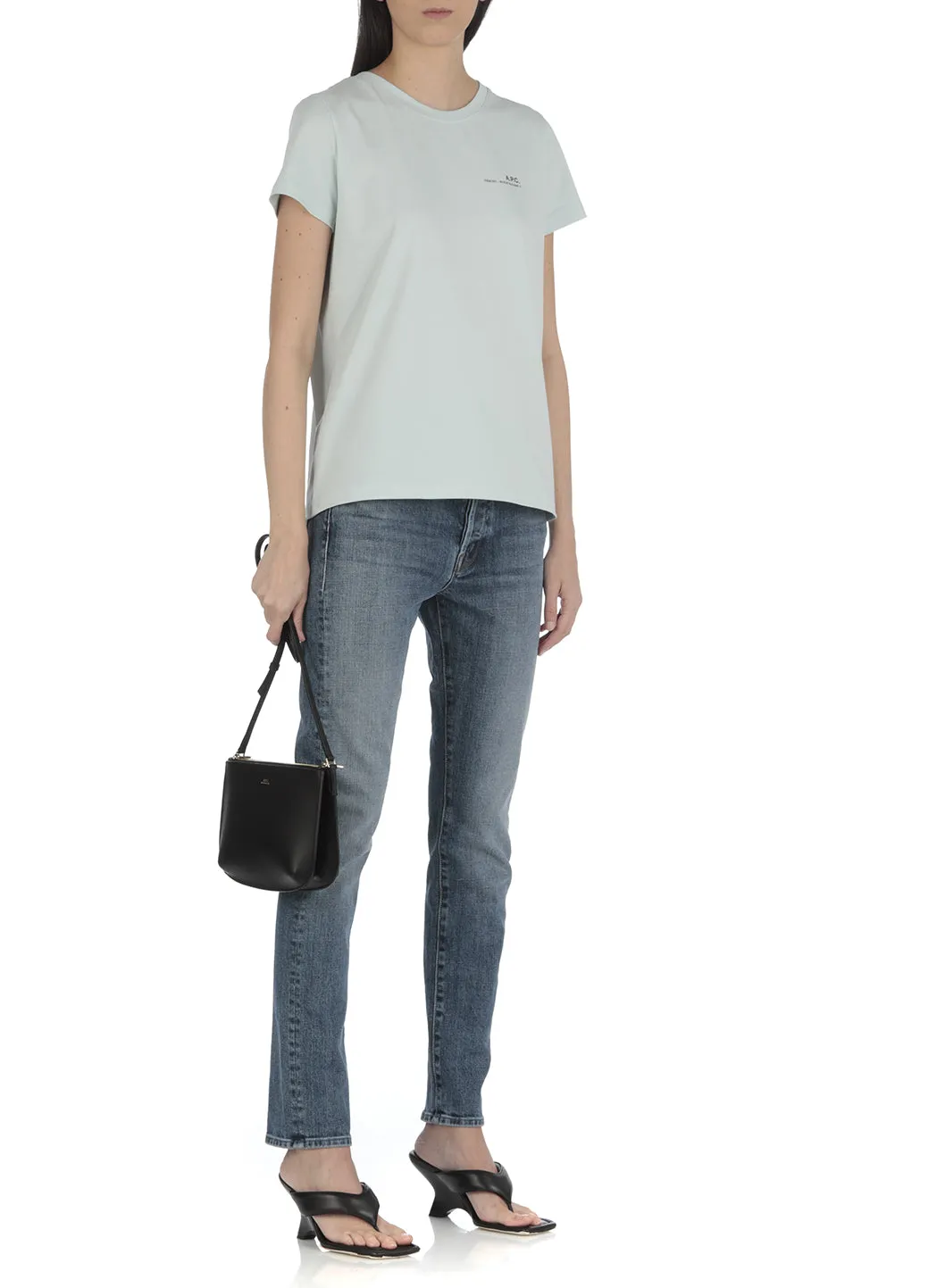 A.P.C. Logo Printed Crewneckt T-Shirt