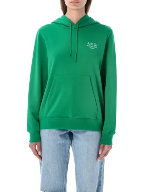 A.P.C. Logo Printed Drawstring Hoodie