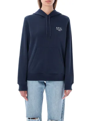 A.P.C. Logo Printed Drawstring Hoodie