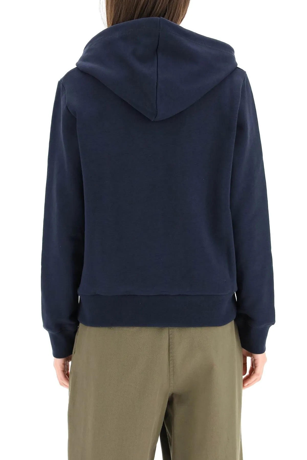 A.P.C. Logo Printed Drawstring Hoodie