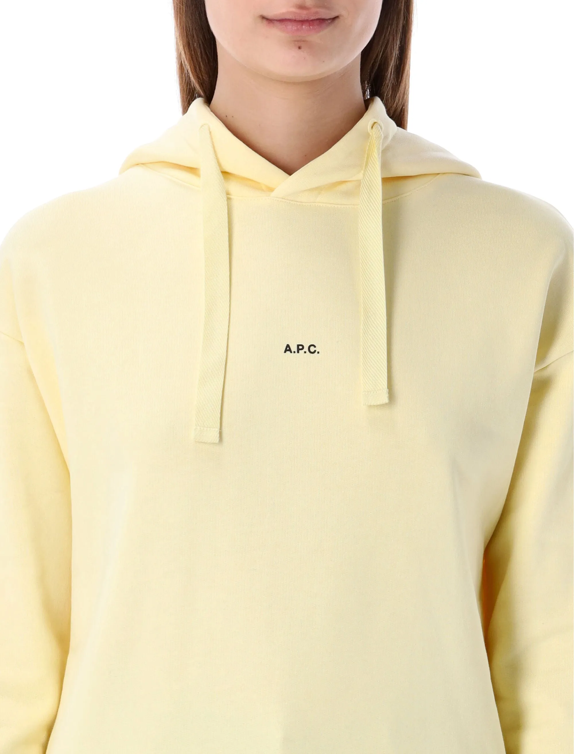 A.P.C. Logo Printed Drawstring Hoodie