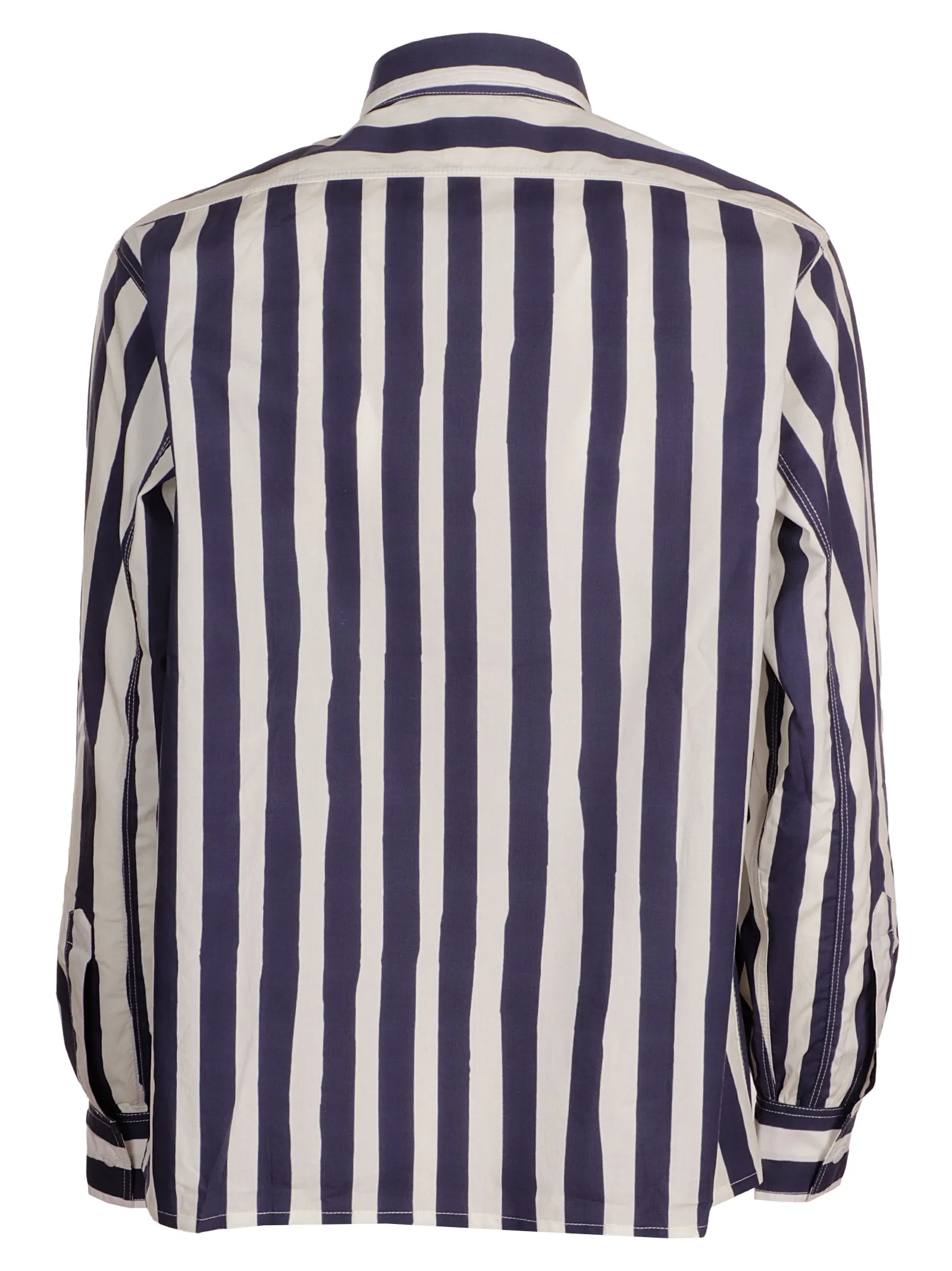 A.P.C. Striped Button-Up Shirt