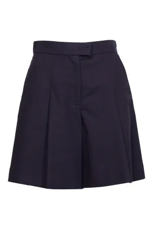 A.P.C. Wide Leg Pleated Shorts