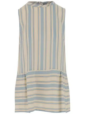 Apesi Striped Sleeveless Top
