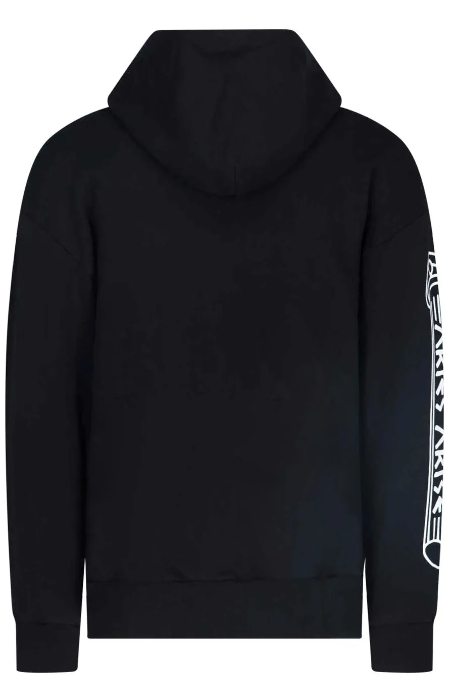 Aries Greek Column Drawstring Hoodie