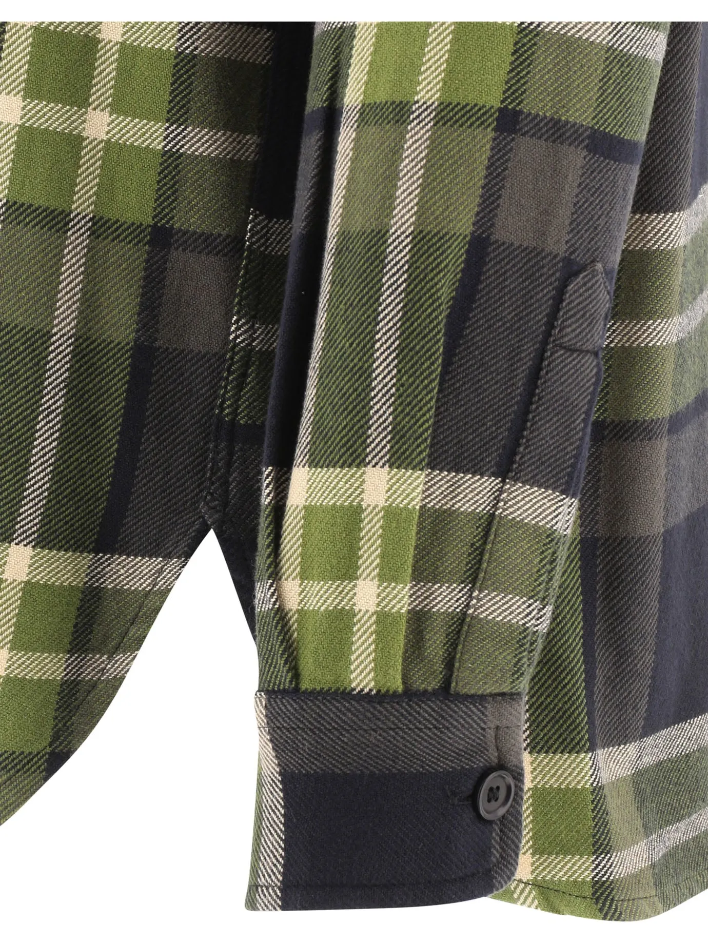 Aspesi Checked Long-Sleeved Shirt