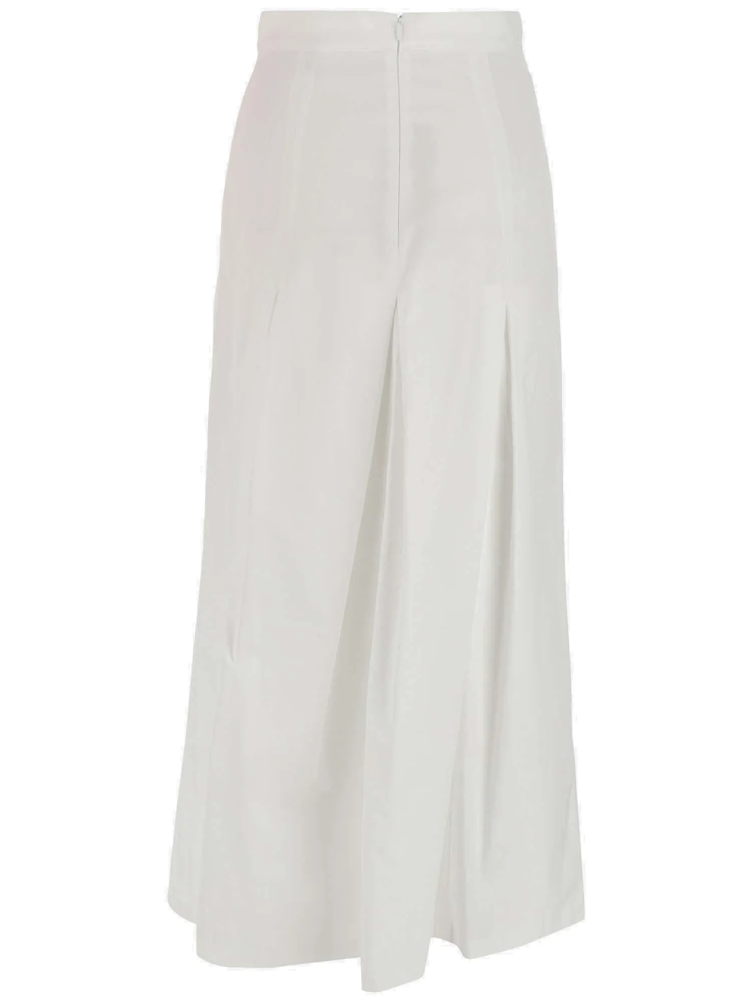 Aspesi High Waist Pleated Midi Skirt
